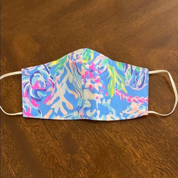 Lilly Pulitzer Accessories - Lilly Pullitzer hand sewn mask